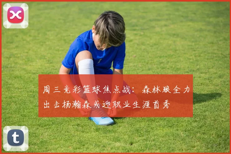 周三竞彩篮球焦点战：森林狼全力出击杨瀚森或迎职业生涯首秀